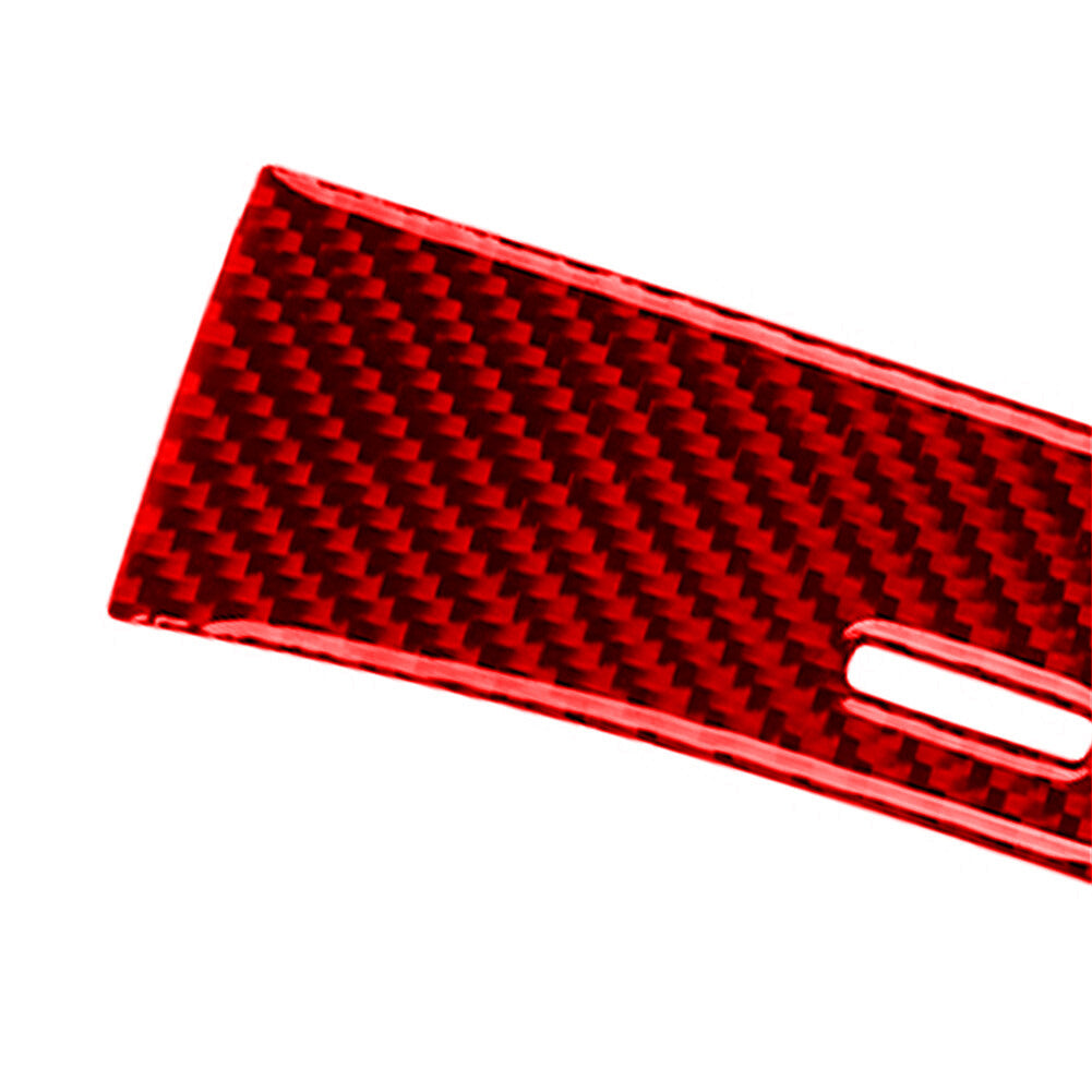 Red Carbon Fiber Center Storage Panel Cover Trim for Mercedes Benz M-class 06-11