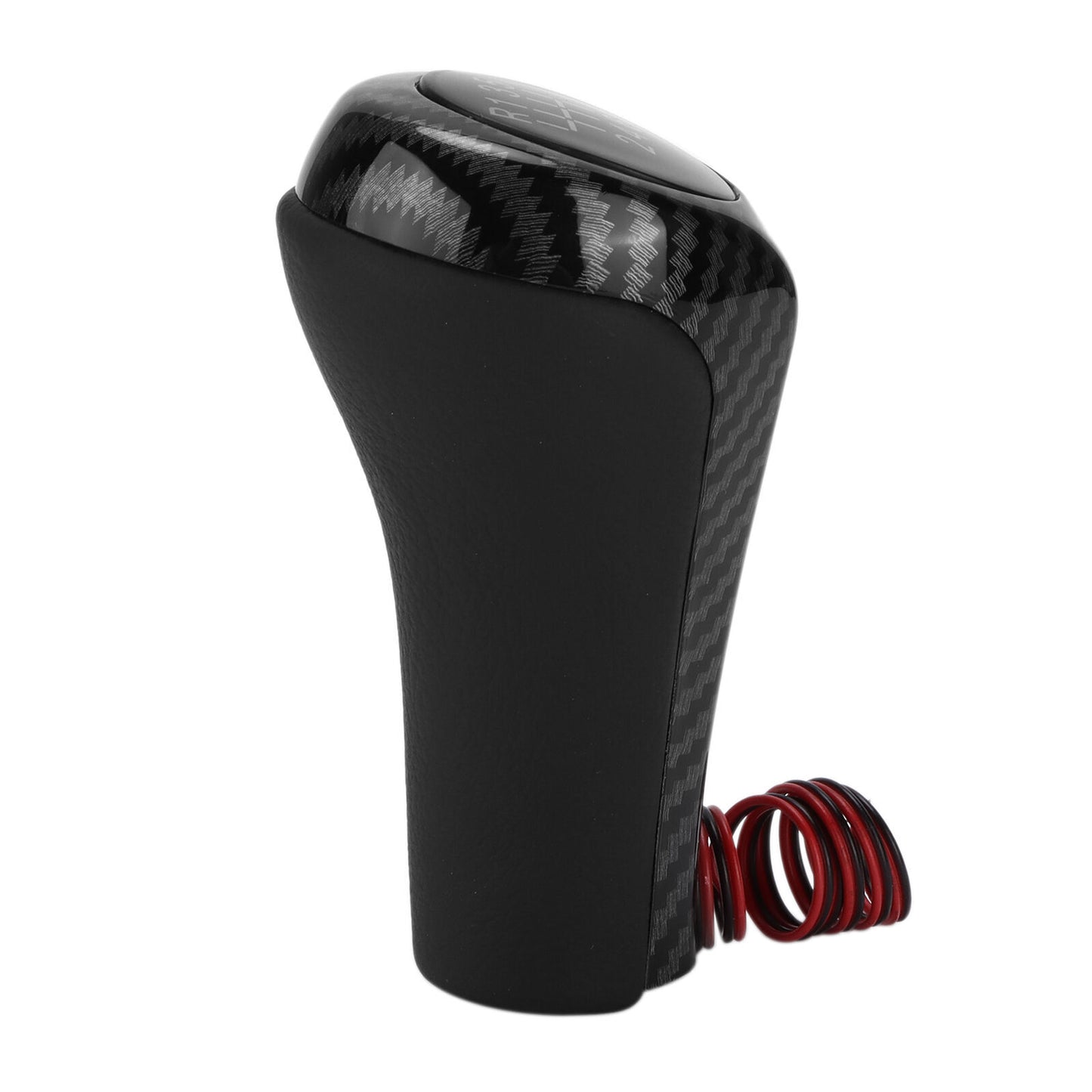 Car 6-Speed Button Carbon Fiber Type with Light Fit for 1-Series E81 E82 E87 Q