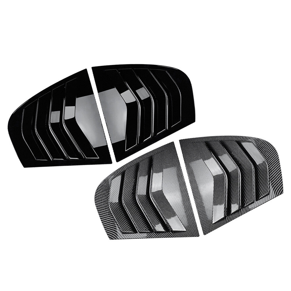 Rear Window Side Vent Shutter Louver Cover Trim for BMW 3 Series E90 Sedan 05-13