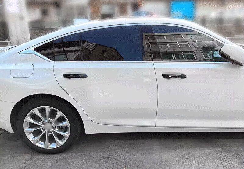 Gloss Black Outside Door Handle Molding Cover Trim Fit for Cadillac CT5 2020-24