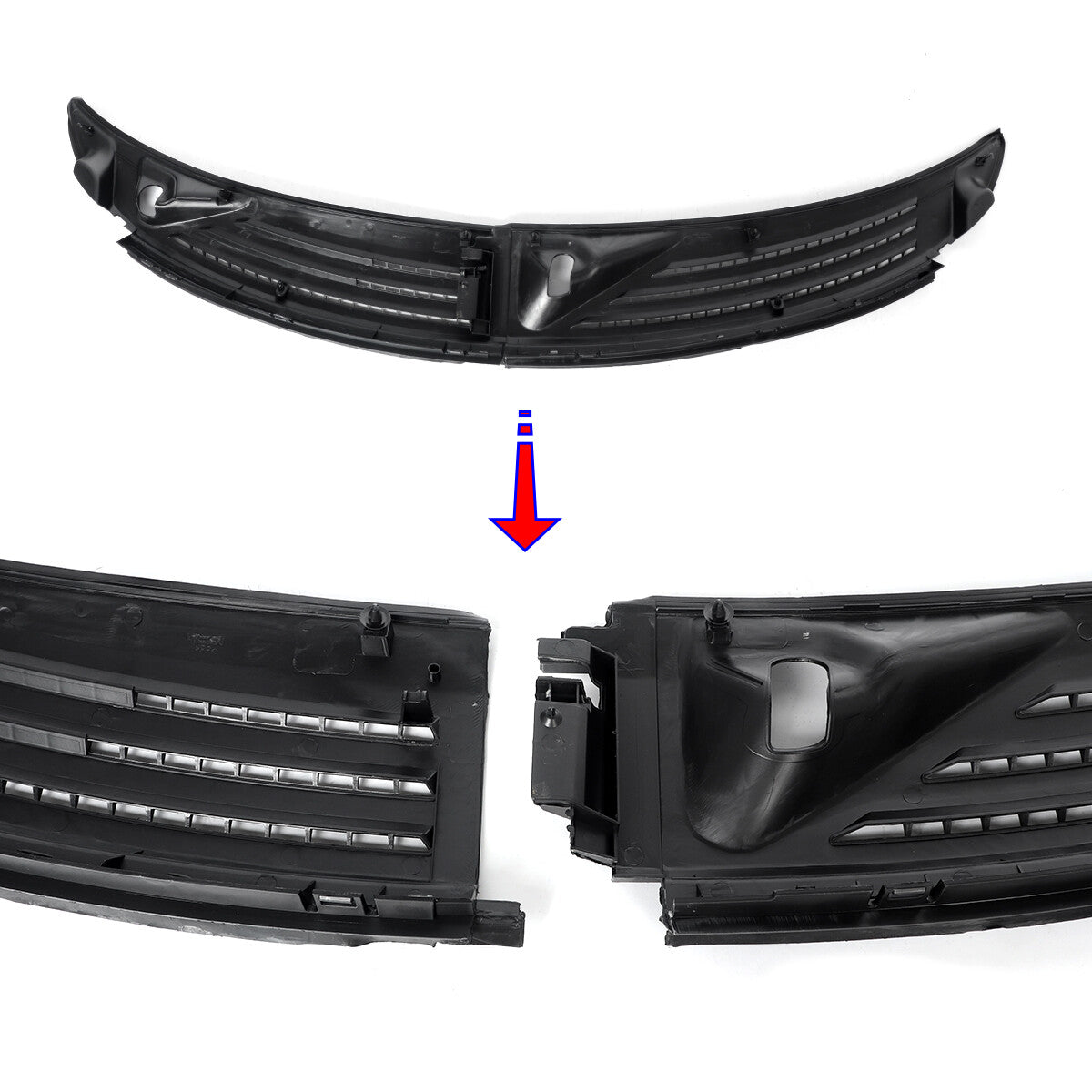 for Ford F150 F-150 2009-2014 Left+Right Windshield Wiper Cowl Panel Grille