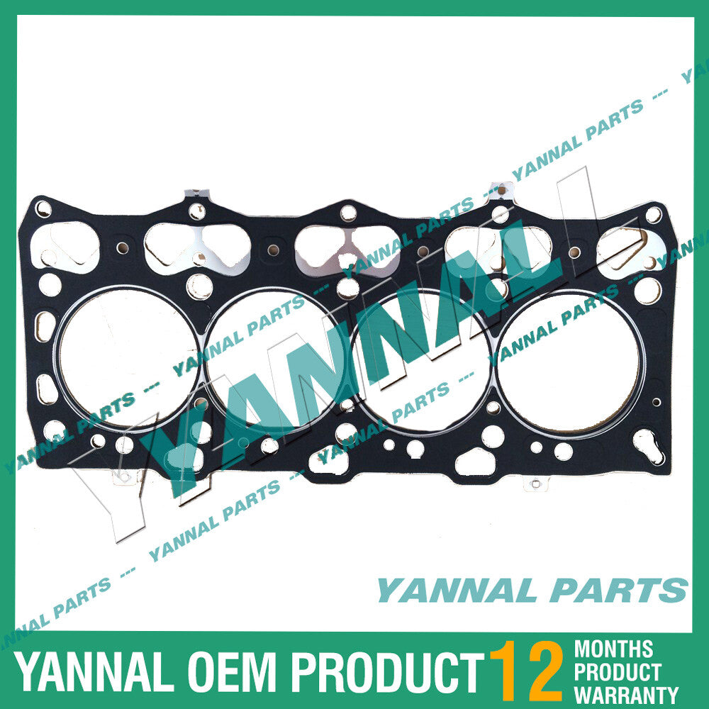4LE2 cylinder head gasket for SUMITOMO SH75UJ-7 for mini excavator for ISUZU 4LE2 engine -
