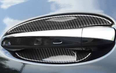 for Mercedes-Benz 2020-23 GLE GLS ABS Side Door Bowl Cup Cover Trim Carbon Fiber