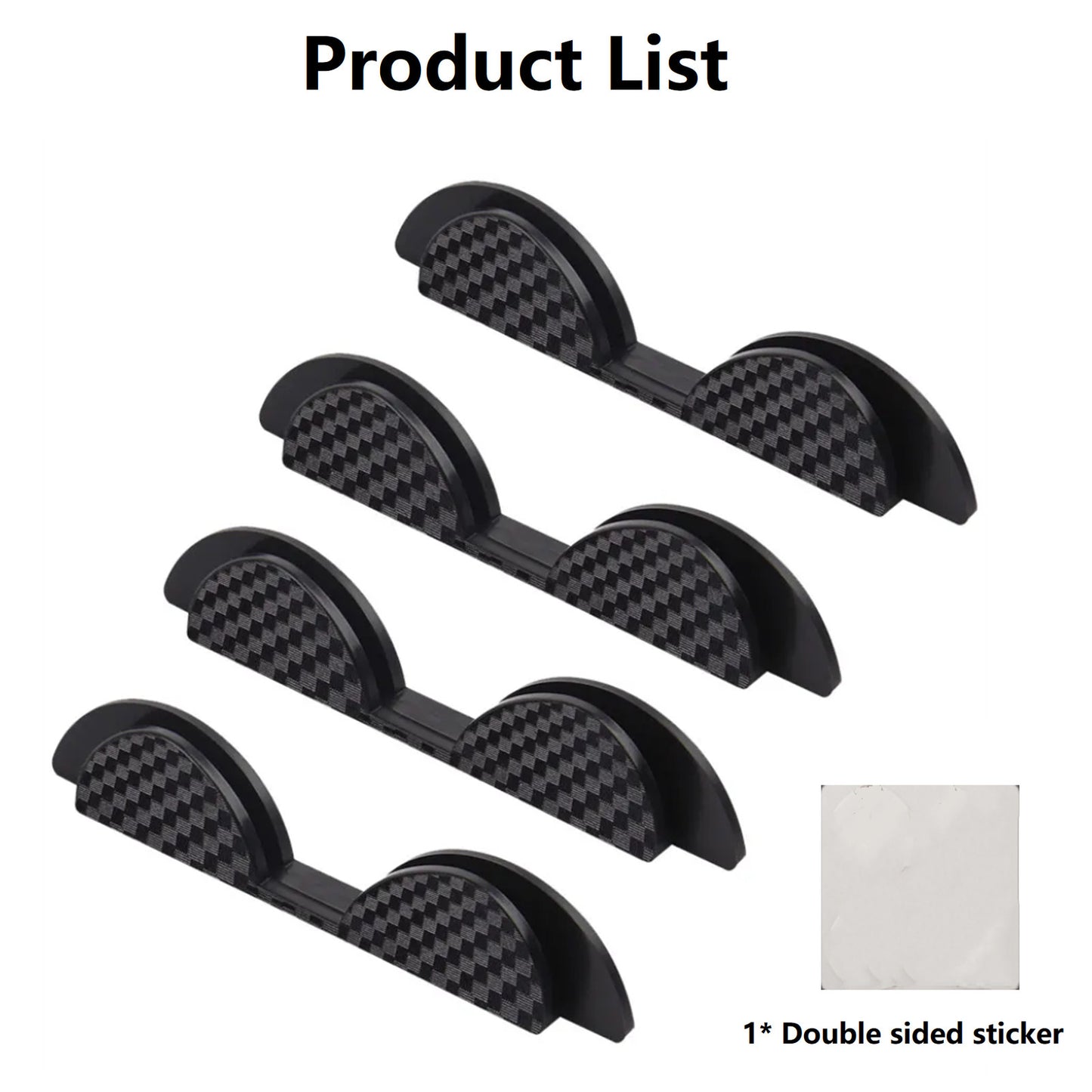 4Pcs/Set Car Door Guard Edge Corner Bumper Trim Protection Strips Universal
