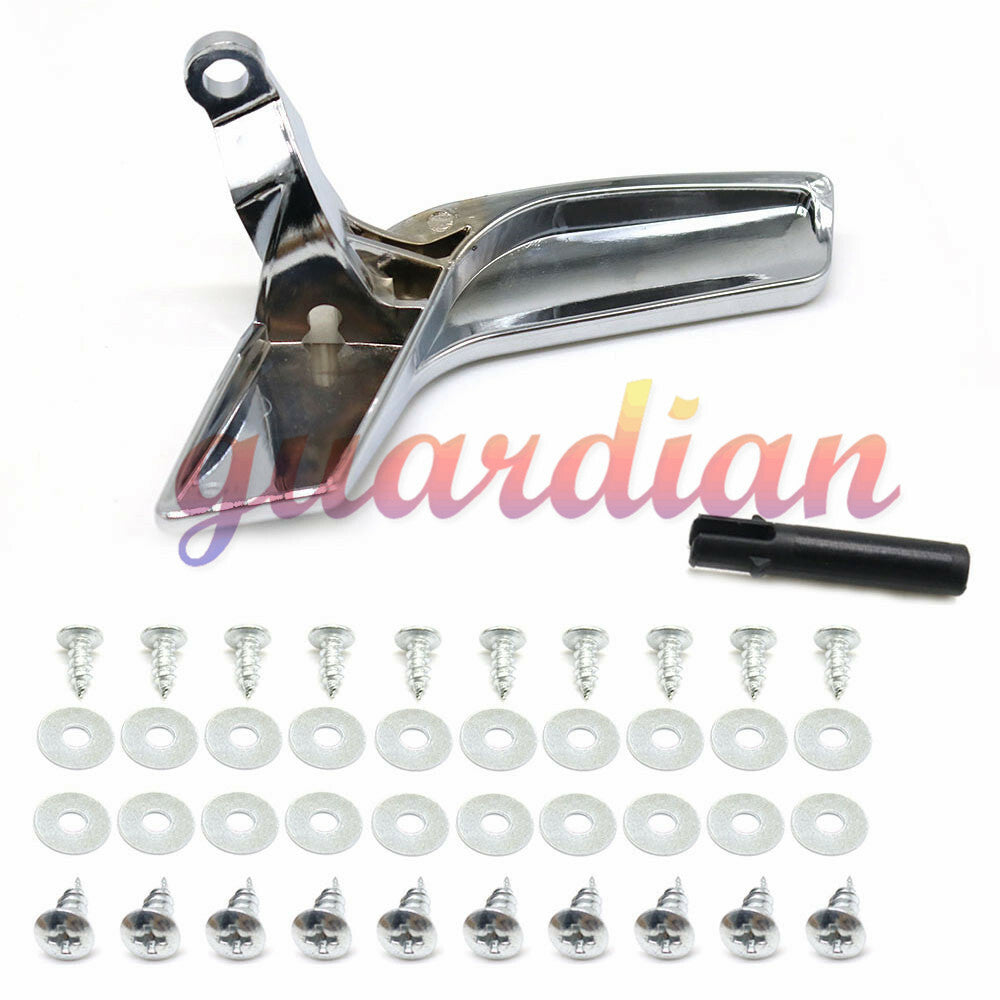 for Mercedes C250 C300 C350 W204 Left Silver Inside Upgraded Door Handle Kit