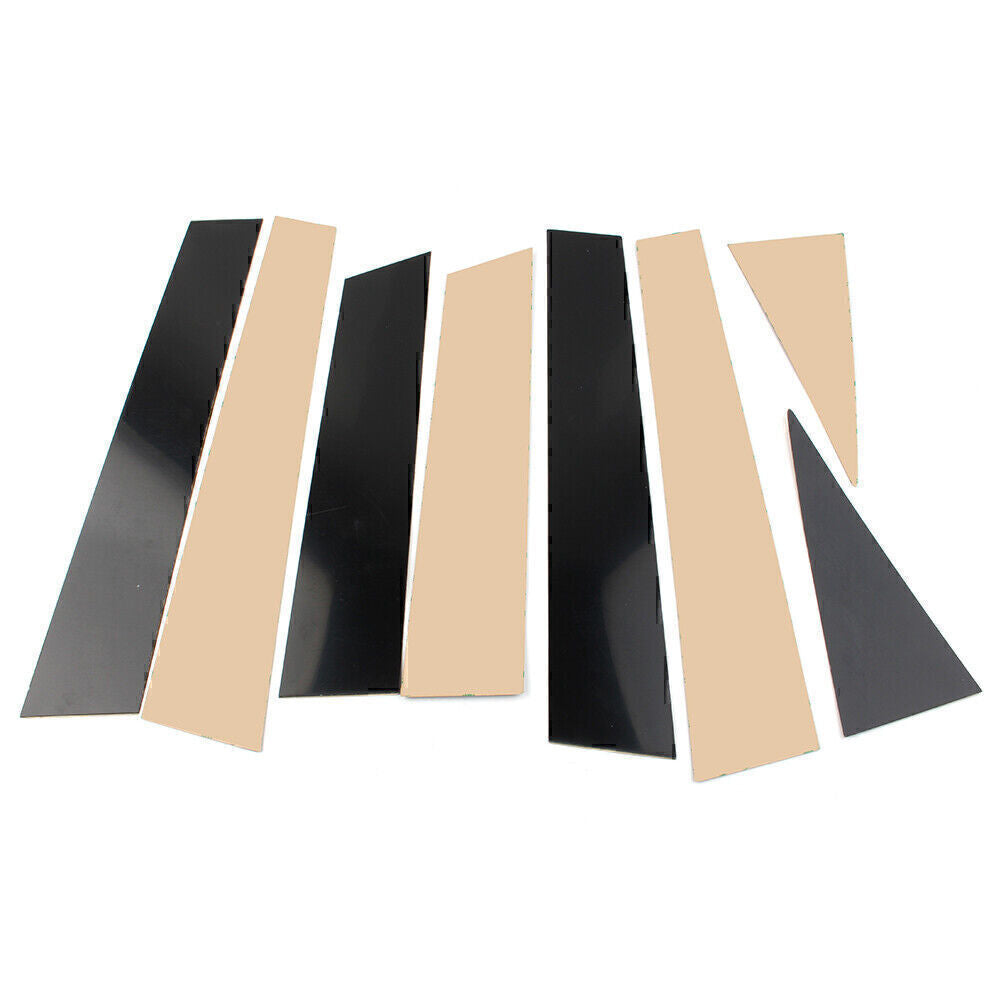 8pcs Door Window Trim Pillar Posts Piano Cover for Nissan Rogue 2014-2020 2019