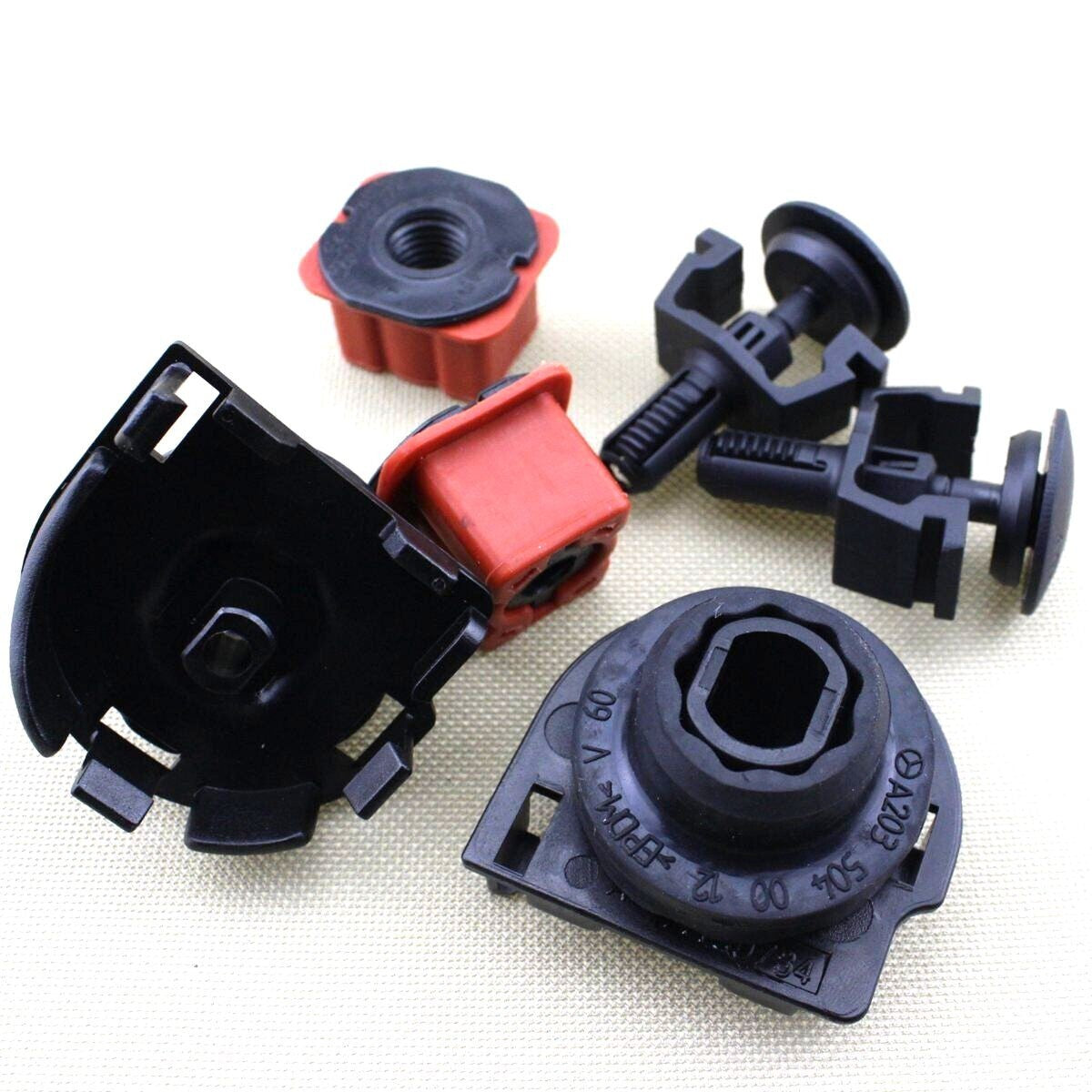 Upper part of radiator bracket mounting kit for Mercedes-Benz C200, C300, E300, E550, SL500