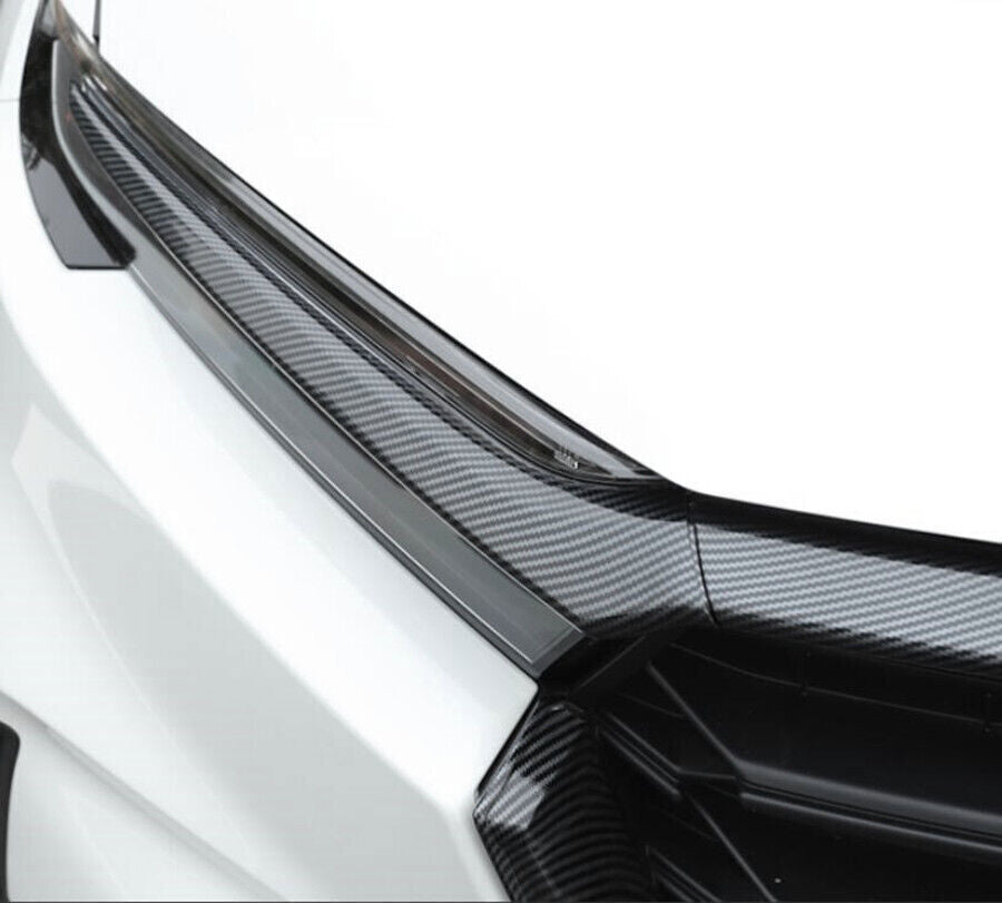 For 2023-24 for Honda CR-V CRV Carbon Front Engine Hood Grille Lip Cover Trim Strips