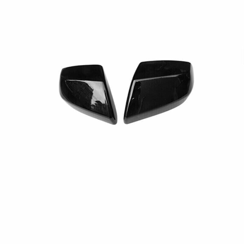 for Cadillac CT4 2020-2024 Glossy Black Exterior Rear View Mirror Cover Trim 2X