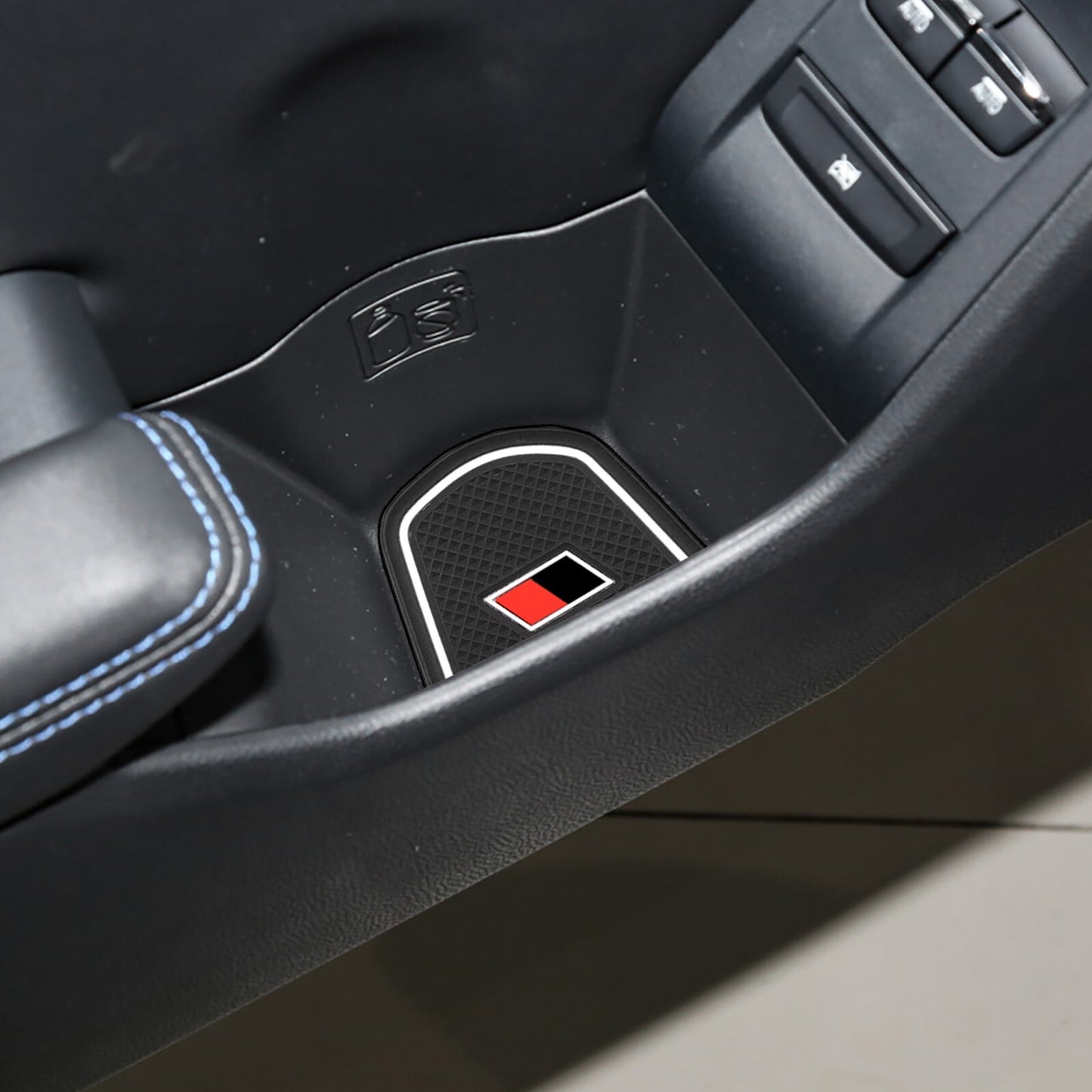 Car Cup Mat for Toyota GR86 for Subaru BRZ 2021~2023 Gate Slot Pad Accessories WHITE