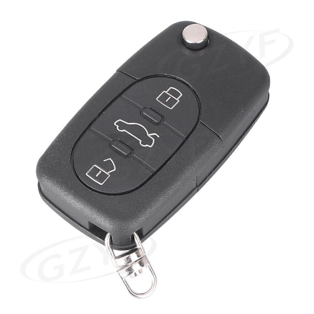 Remote Key Fob Shell Case Keyless 3 Buttons Cover Fit for Audi A2 A3 for A4 for A6 for A8 TT Car Q