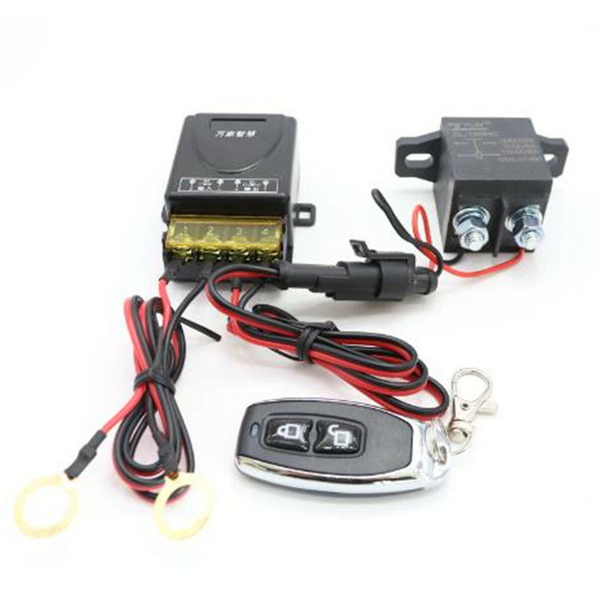 Car Battery Disconnect Switch System Power Cut Off Isolator With Wireless Remote