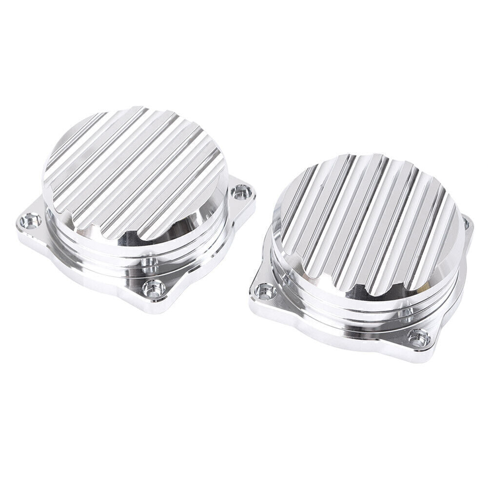 2x Silver Carburetor Cover Ripple Sliver Fit Scrambler/Thruxt 900 08-15 Q