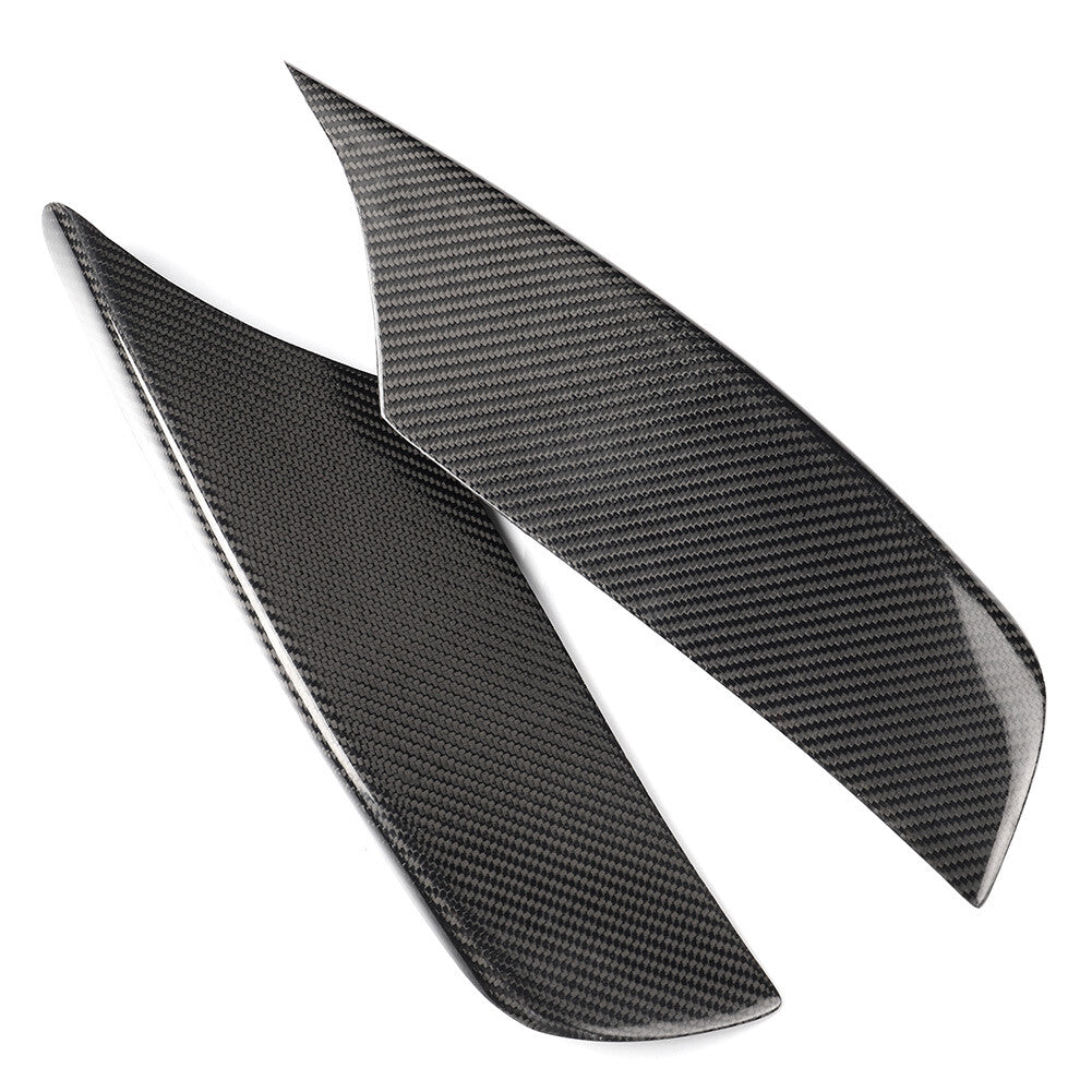 Front Fog Light Lamp Pack Corner Splitter Cover Carbon for BMW M6 F06 2012-2021