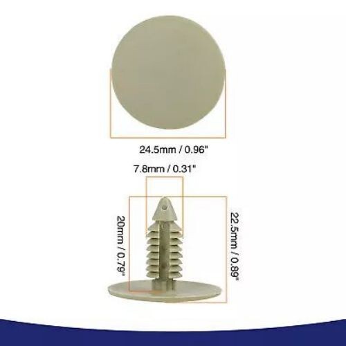 TY98TL2-AA Nylon Interior Roof Headliner Retainers Suit for Chrysler Item of 30