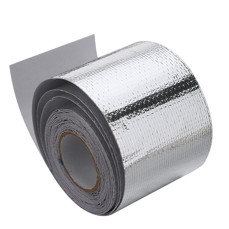 Car Silver 2'' Reflective High Temperature Roll Adhesive Heat Shield Wrap Tape