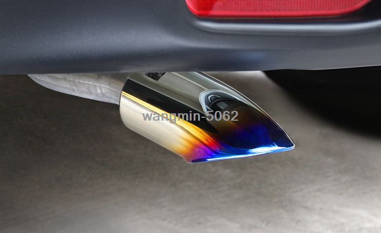for Nissan Rogue 2014-2020 Blued Exhaust Pipe Tip Rear Tail Muffler Stainless 1X