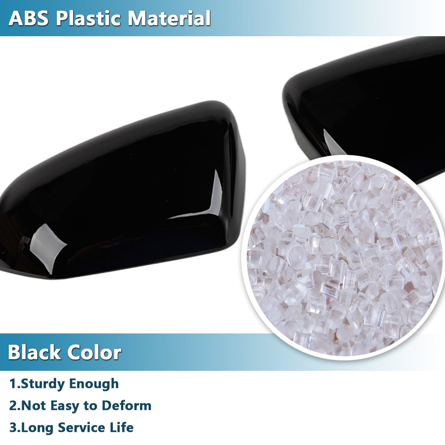 2PCS Rearview Mirror Shell Cover Trim for Chevrolet Camaro 2017-2023 Mirror Caps