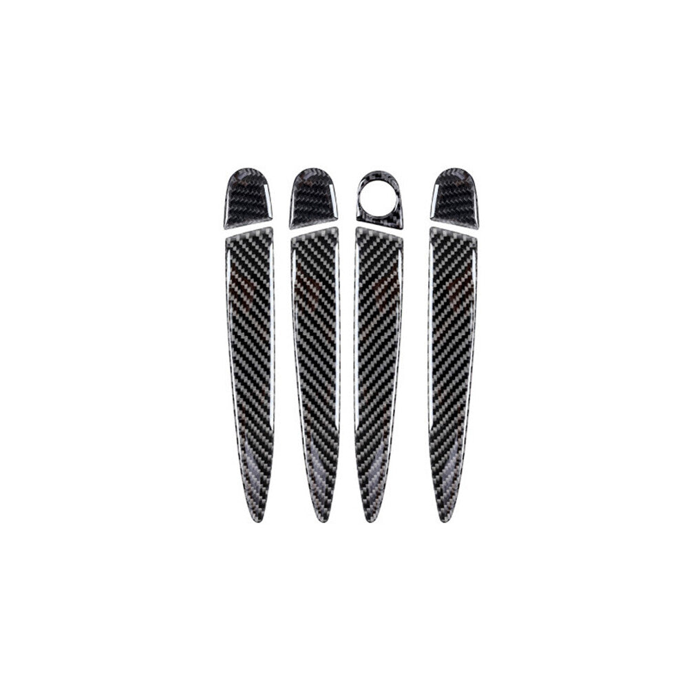 8Pcs Carbon Fiber Door Bowl Handle Cover Trim for BMW X5 E70 X6 E71 2008-2013