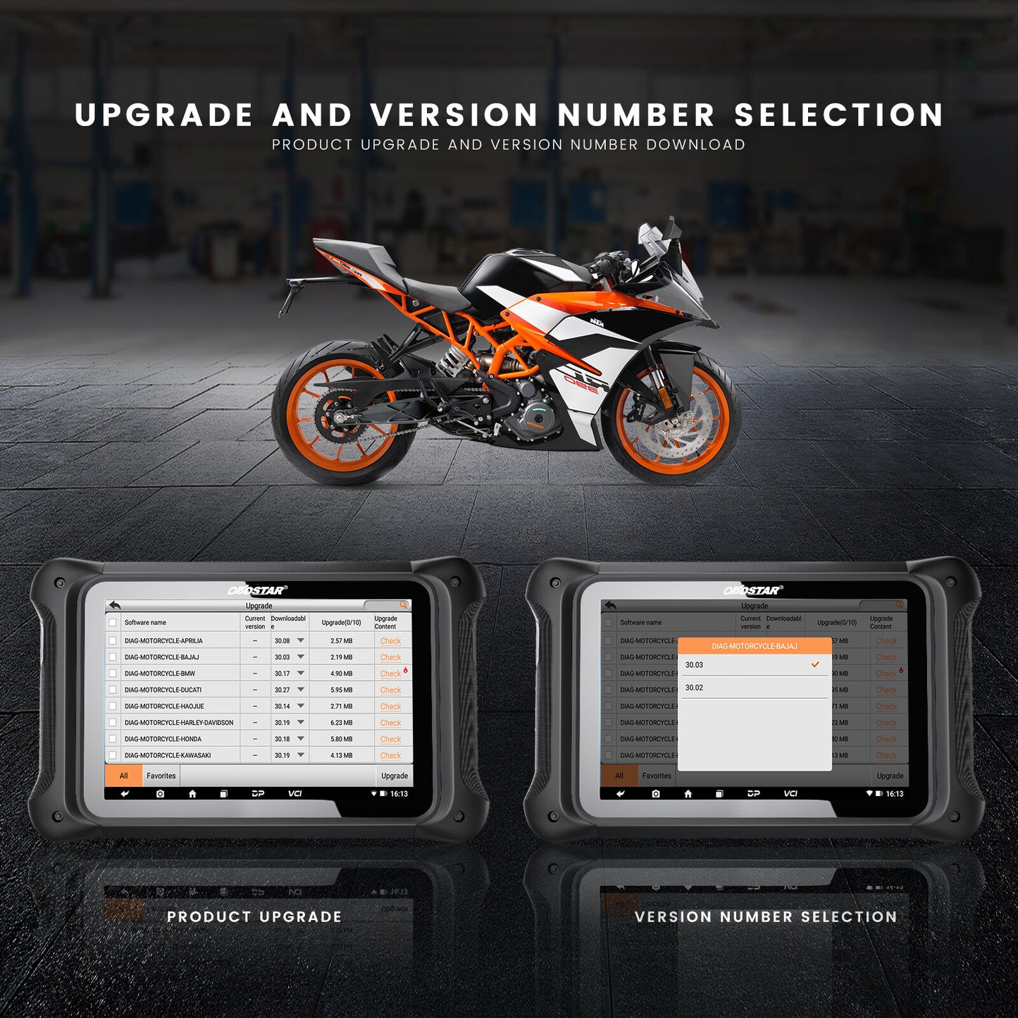 OBDSTAR MS70 New Generation Motorcycle Snow Mobile/ATV Scanner Diagnostic Tool