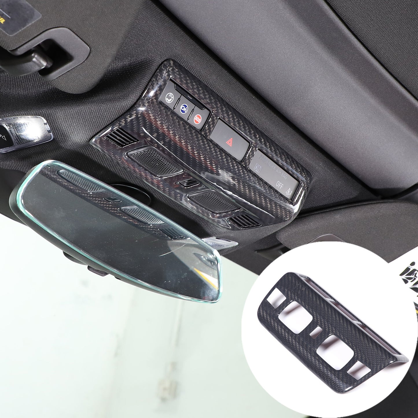Left for Cadillac SRX 2010-2016 Car Front Mirror Corner Triangle Shaping Fender- v
