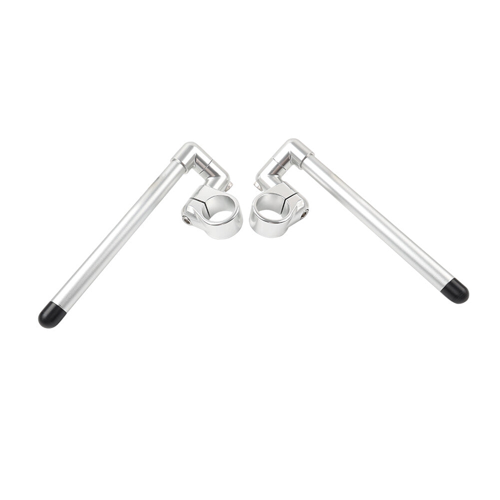 Universal 45MM Cafe Racer Bars 7/8 Motorcycle Clip-On Handlebar Fork Tube