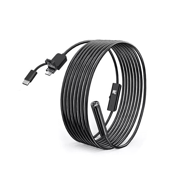 Car Waterproof 8MM 3in1 Industrial Endoscope Camera Inspection Borescope Tool