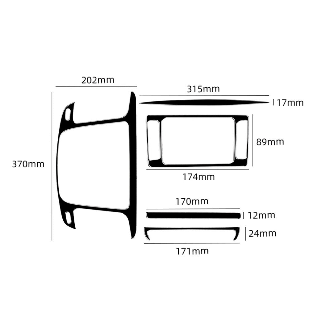 Red Carbon Fiber Rear Door Window Control For Silverado for GMC for SIERRA 2014-2018 -A v