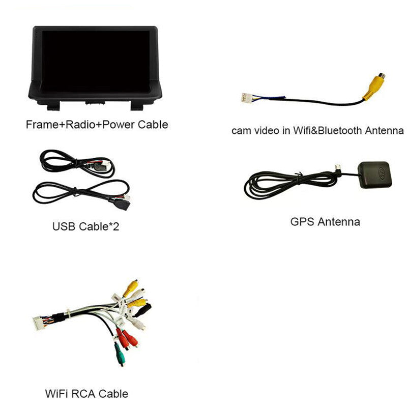 Car Radio Stereo Multimedia for Audi Q3 8U Navigation Stereo GPS Android Carplay