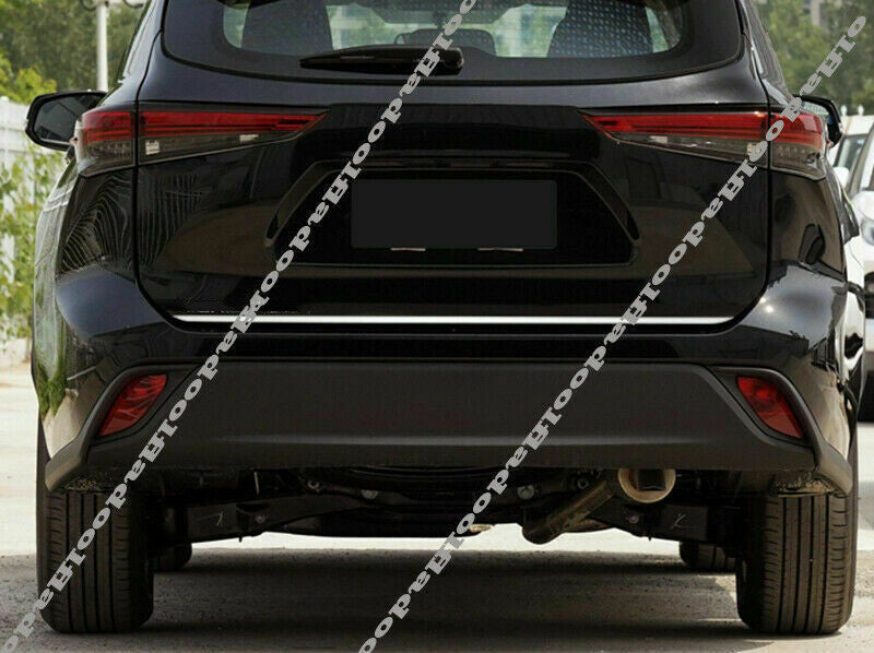 for Toyota Highlander 2020-23 STAINLESS REAR TRUNK TAIL GATE DOOR LID COVER TRIM