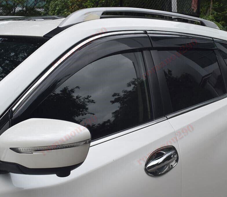 for Nissan Rogue 2014-2020 Smoke Window Wind Visors Rain Guard Vent Deflectors