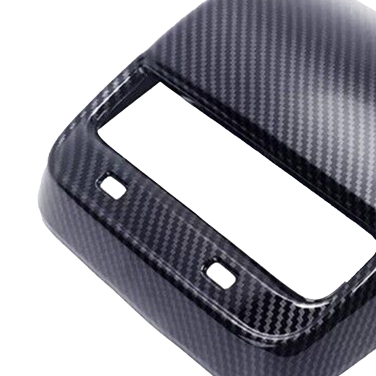 Matte Carbon Fiber Style Rear Vent Cover Decoration for Model 3/Y n