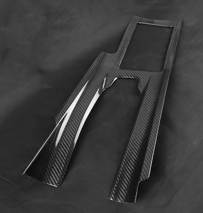Real Carbon Fiber For GTR R35 Central Console Gear Shift Panel Cover US n