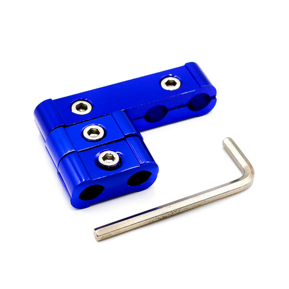 Universal Aluminum Engine Spark Plug Wire Separator Divider Organizer Clamp Kit Q