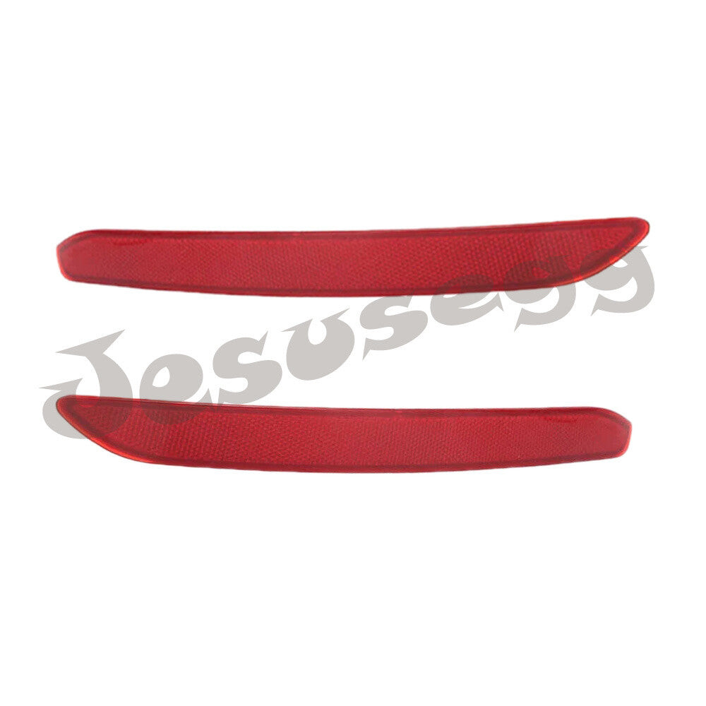 2pcs for BMW 3 GT F34 Rear Bumper Reflector Right + Left Side Red Q