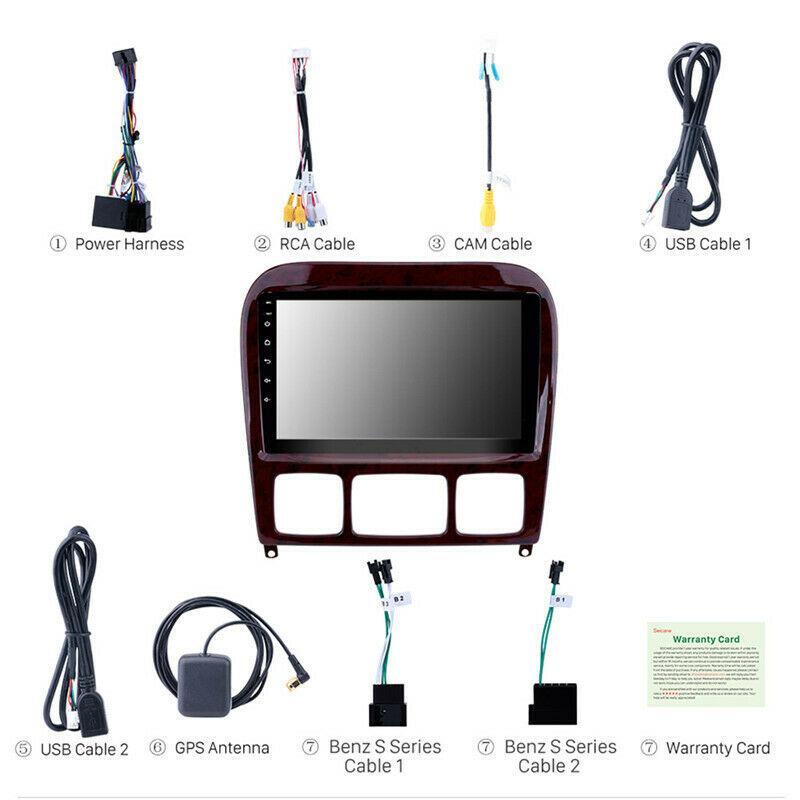 Compatible with 1998-2005 S-Class car radio multimedia Android GPS navigation. n