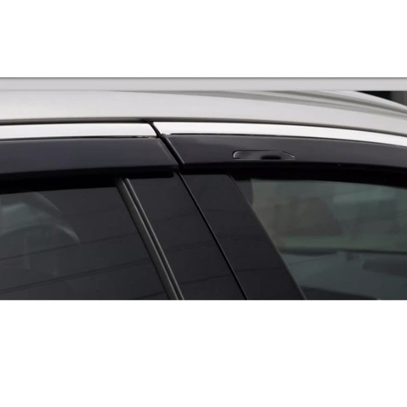 for Lexus NX250 350H 450h 2022-2024 Window Visor Vent Sun Rain Guard W/chrome 6P
