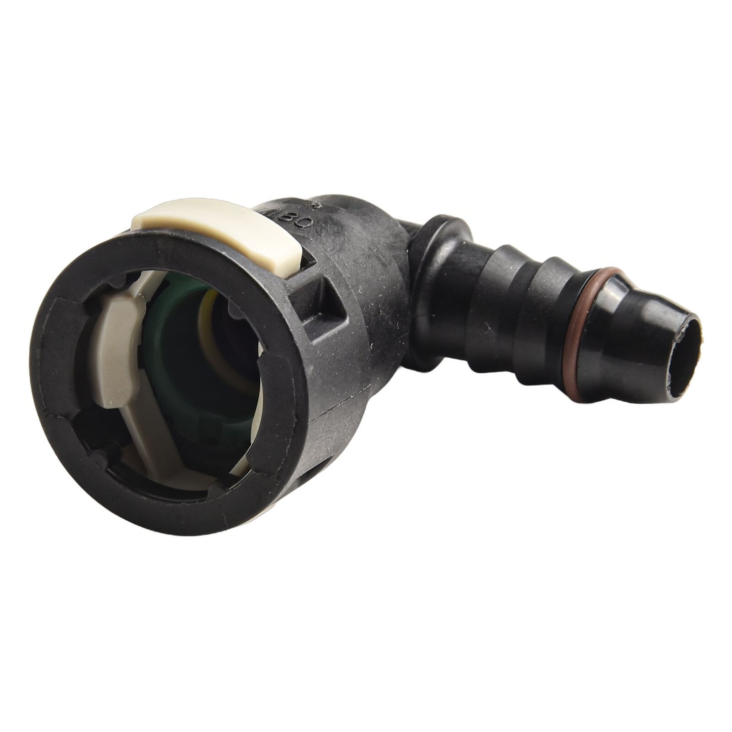 2 Pair 11.8mm SAE 3/8 10mm Elbow 90 Nylon Fuel Line Quick Connect Release Hose