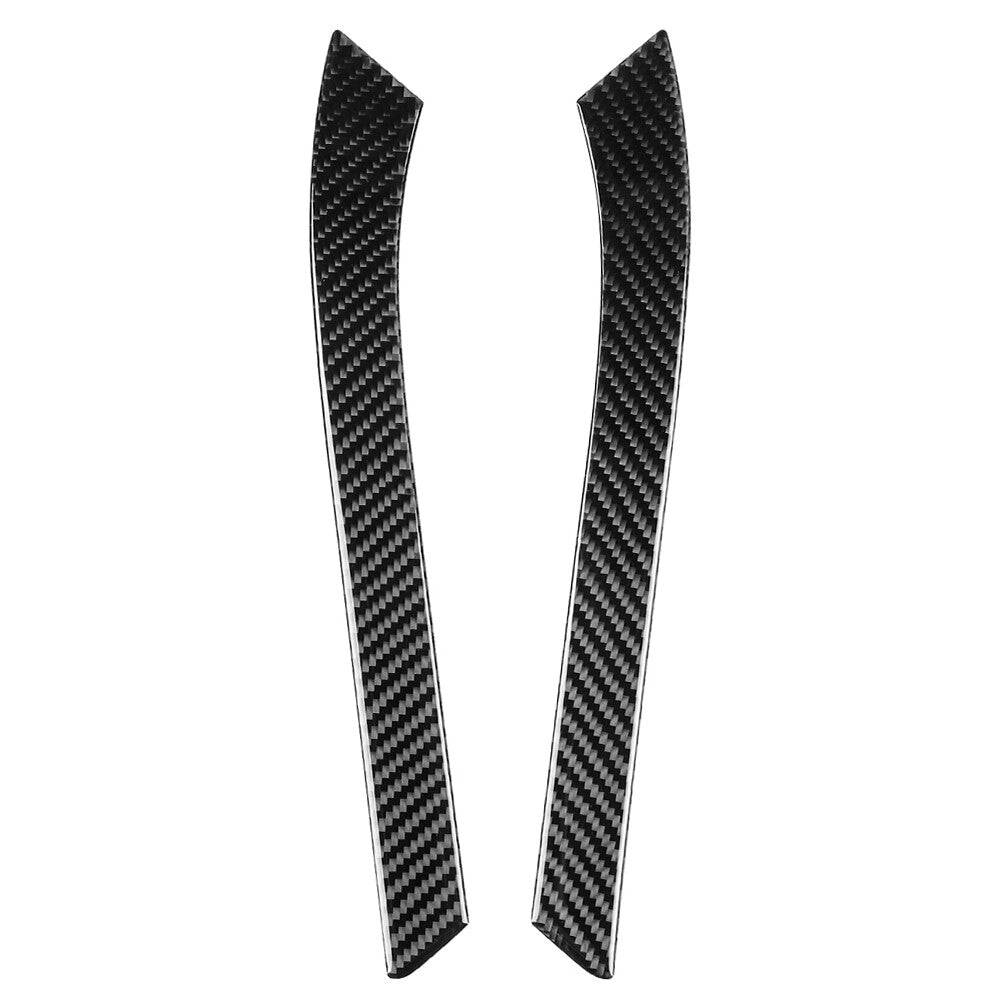 Carbon Fiber Gear Shift Side Trim Strip Cover Black for Cadillac CTS 2008-2013