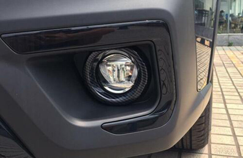 for Subaru Outback 2020-2023 carbon fiber Front bumper Fog Light Lamp ring Cover