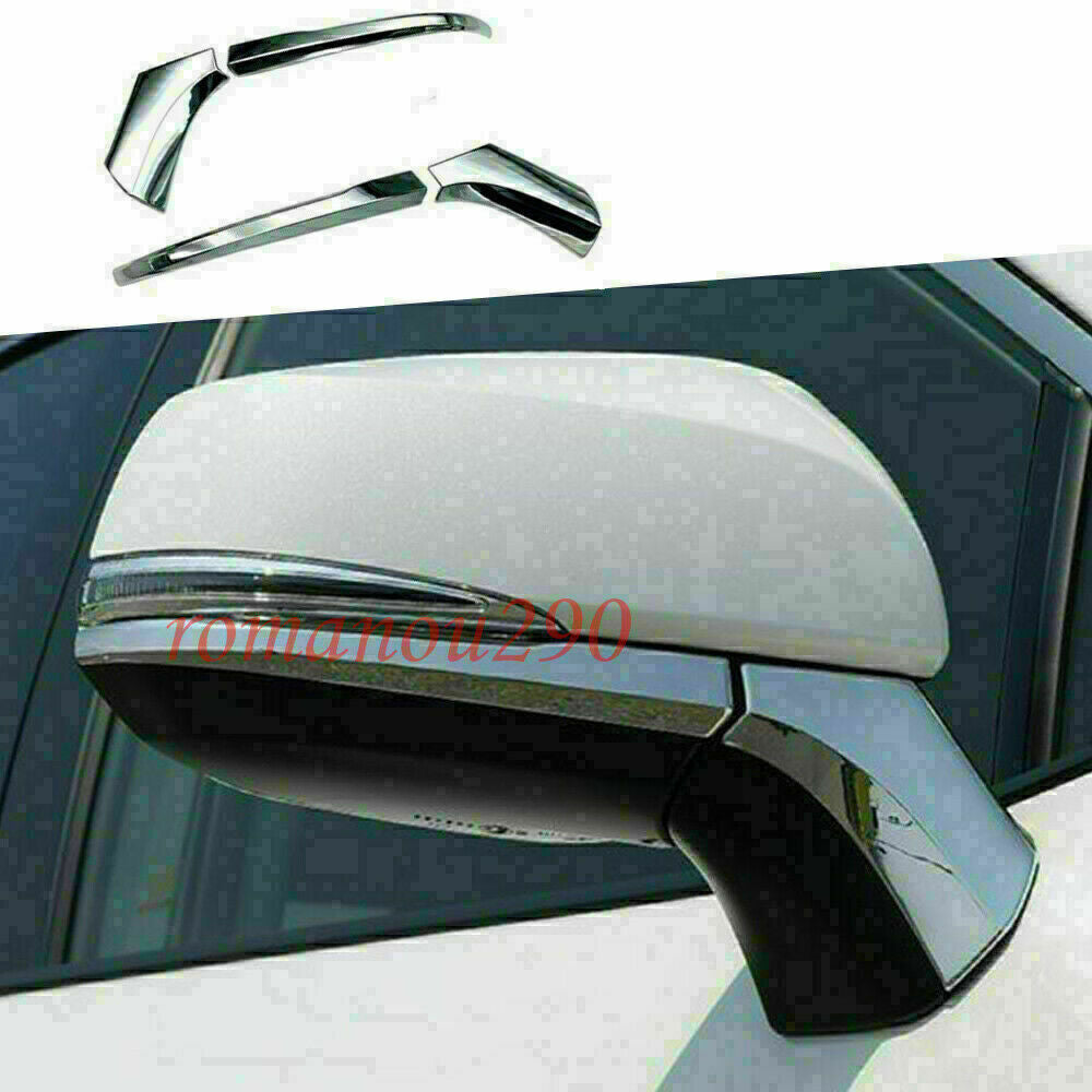 4p for Toyota for Sienna 2021-22 ABS Chrome Side Rearview Mirror Moulding Cover Trim
