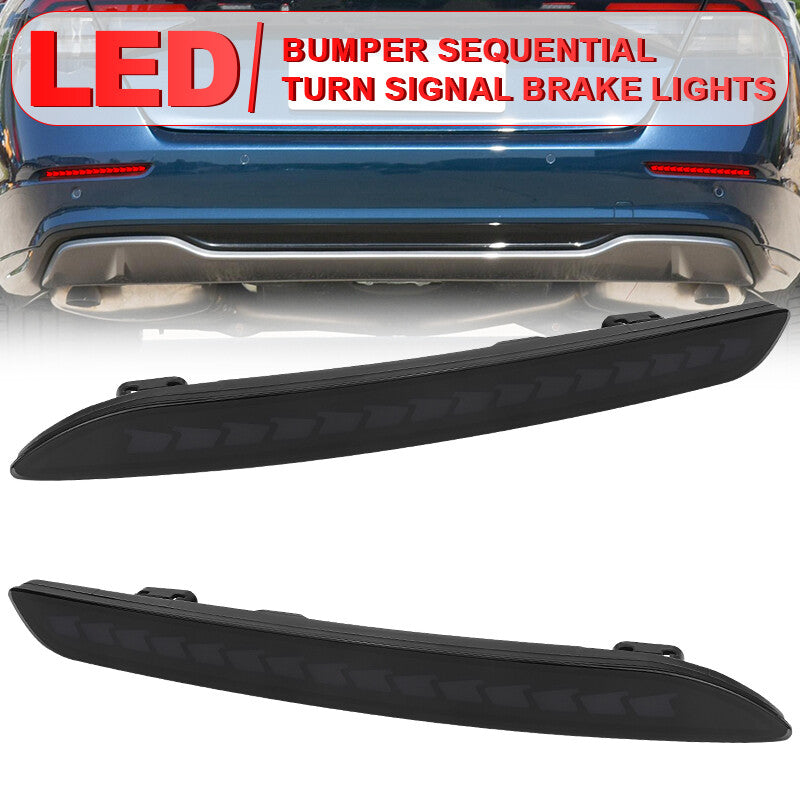 2x LED Rear Bumper Tail Light Brake Lamp W/ Dynamic Turn for Honda Accord 2023+
