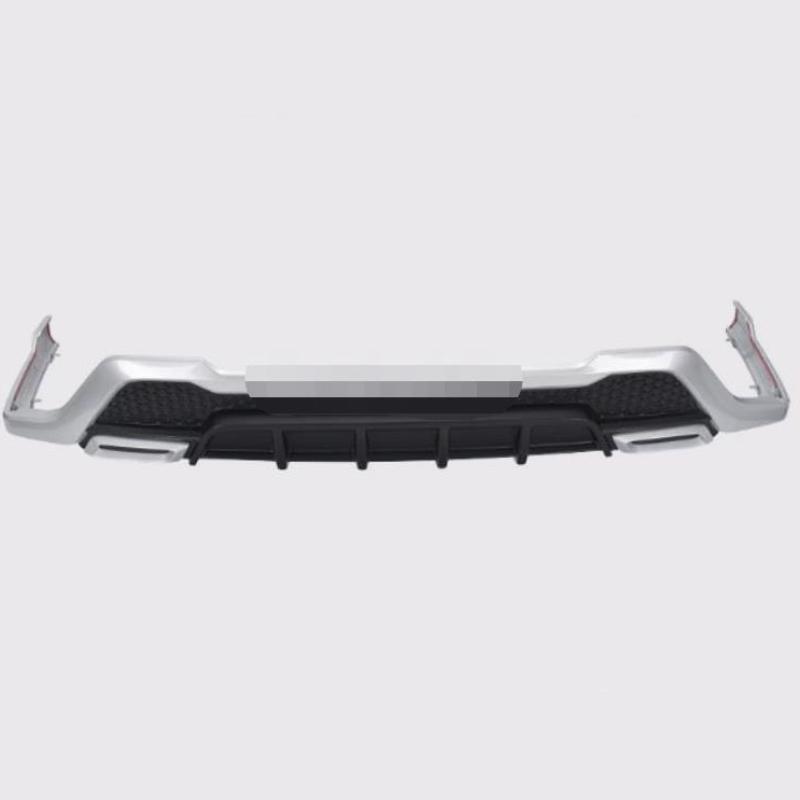 For 2022-2023 for Toyota Highlander Rear Bumper Diffuser Lip Body Kit Gloss Black