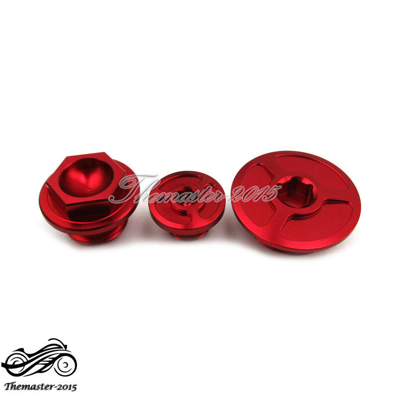 CNC Engine Timing Oil Filter Plugs for Honda Sportrax TRX400EX TRX450R TRX450ER Q