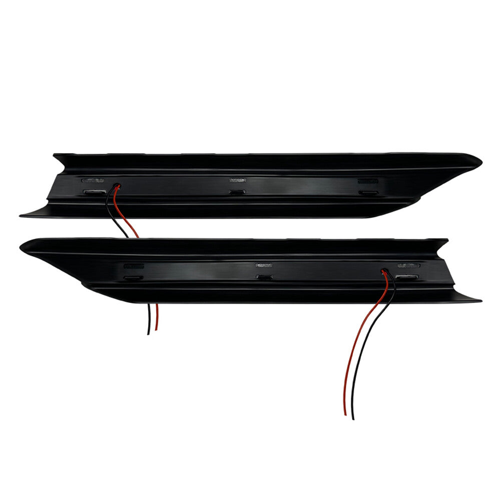 Front Bumper Side Air Vent Cover Trim Daytime Running Light for Mercedes-Benz C