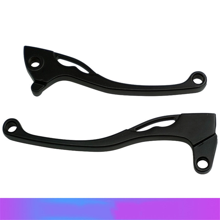 1 Pair Aluminum Black 8MM Motorcycle Handle Front Brake Lever w/Clutch Universal Q