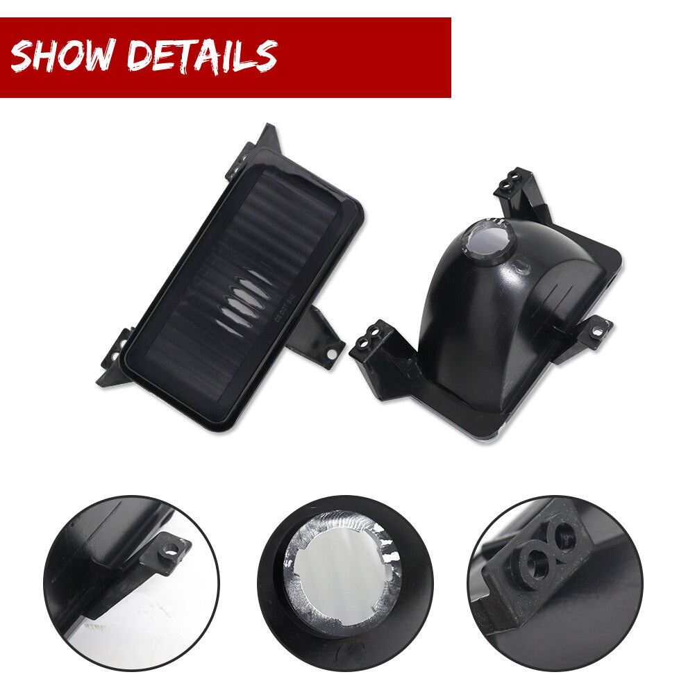 Smoked Front Park Light Turn Signal Light for for GMC Pickup Truck Left and Right - v