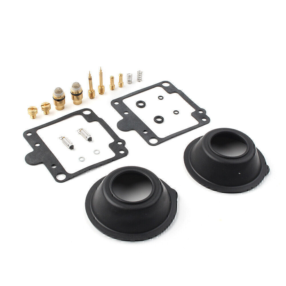2 Sets Carburetor Rebuild Kit Fit XV750 Virago 750 Plunger Diaphragm Q