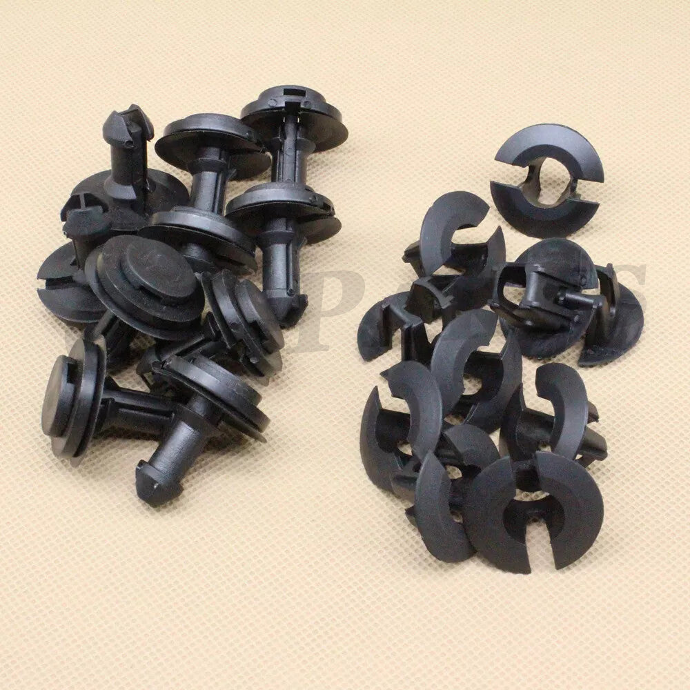 For GM Lower Air Deflector Retainer Clips 15733971 & Grommets 15733970 Set 10