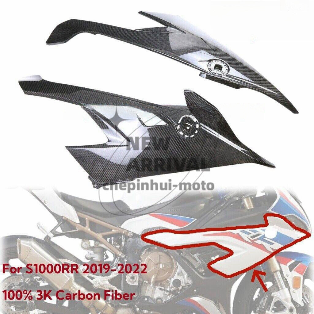 2019-2022 for BMW S1000RR Carbon Fiber Upper Front Side Panel Fairing Cover Cowl